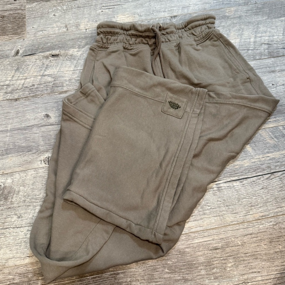 Free people lounge set olive green